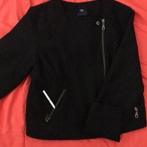 NWT GAP Black moto jacket